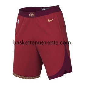 Basket Cleveland Cavaliers Shorts Nike 2023-2024 City Edition Rouge Swingman - Homme